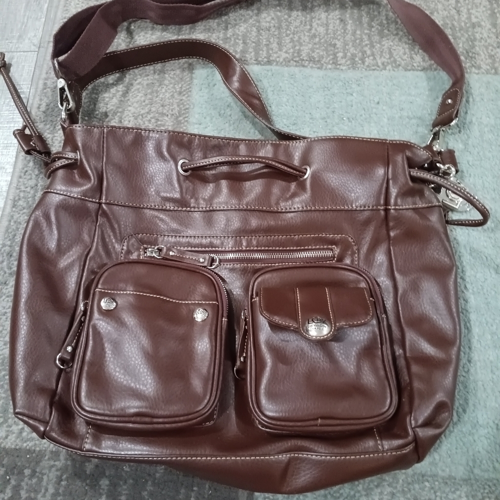 Liz Claiborne Brown Shoulder Bag